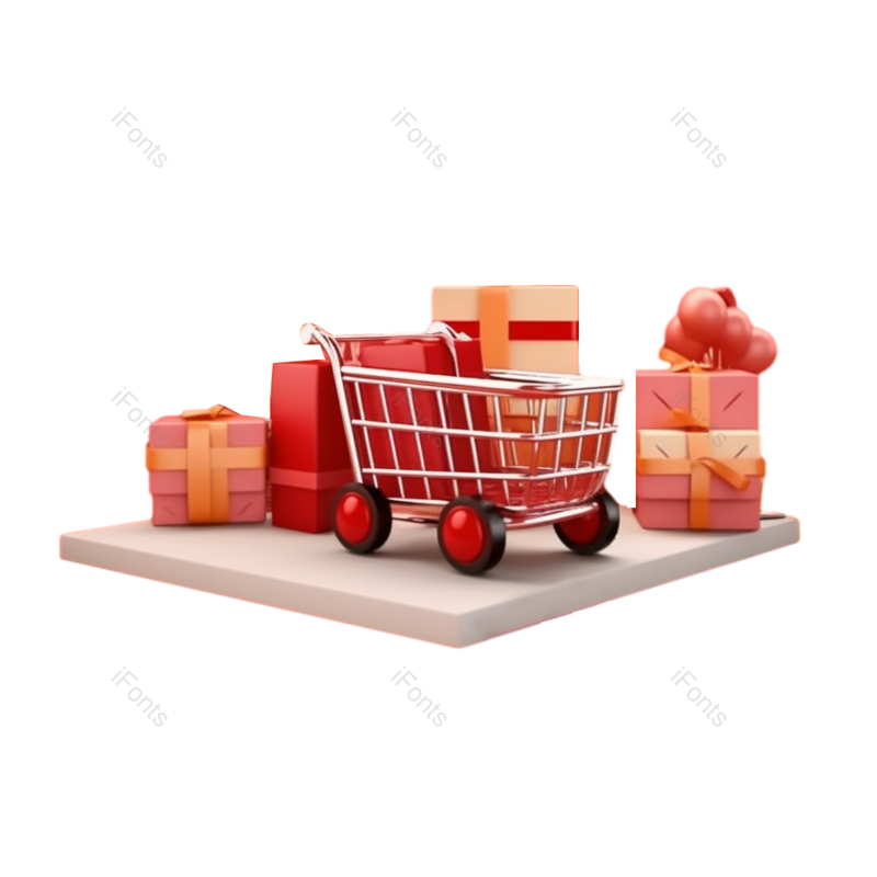 节日图片,卡通元素,春节PNG,网上购物免抠素材